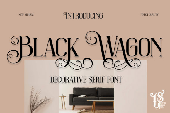 Black Wagon: A Serif Font for Bold Branding