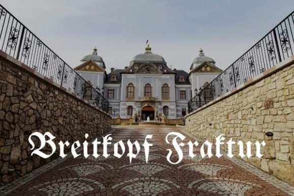Breitkopf Fraktur Font for Business Branding