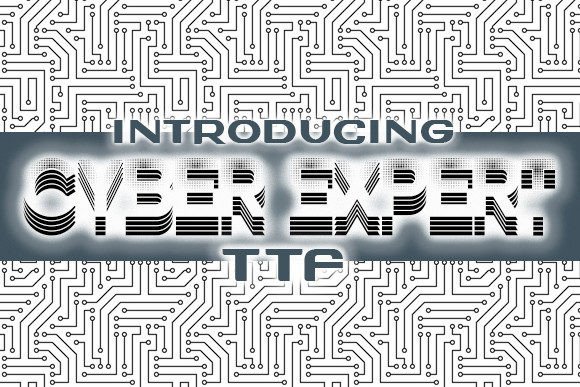 Cyber Expert: A Modern 3D Typeface for Web Design