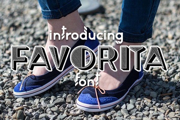 Favorita: A Decorative Typeface for Digital Design