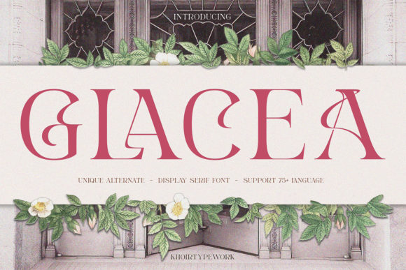 Glacea: A Serif Font for Confident Branding