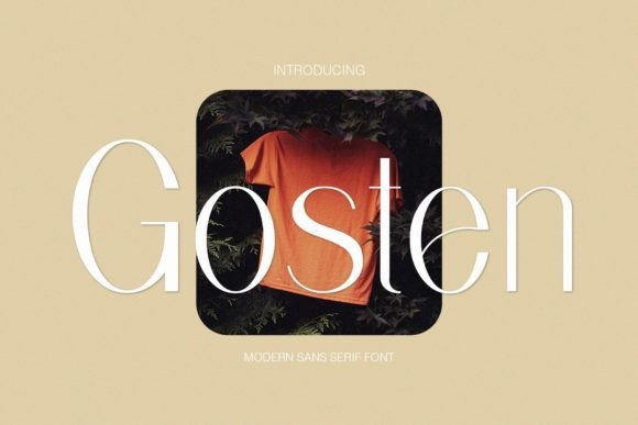 Gosten: A Clean Sans Serif Font for Branding