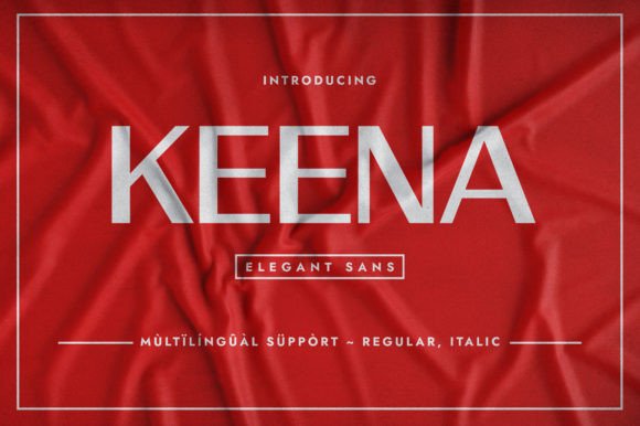 Keena Typeface Review for Modern Web Design