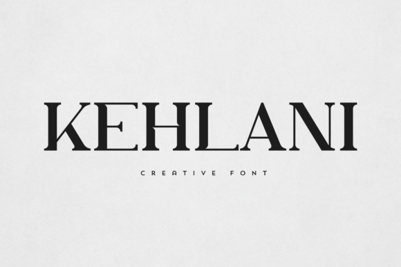 Kehlani: A Versatile Serif Font for Crafters