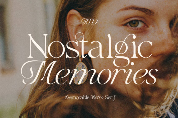 Nostalgic Memories Font for Editorial Design