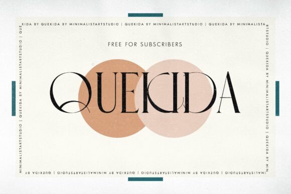 Quekida Typeface: Elevate Your Campaign Visuals