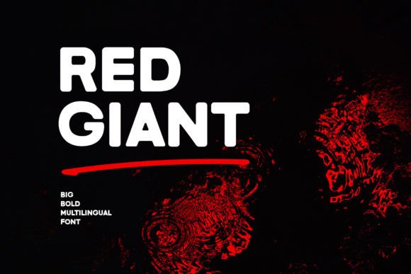 Red Giant Font: A Crafter’s Essential Typeface