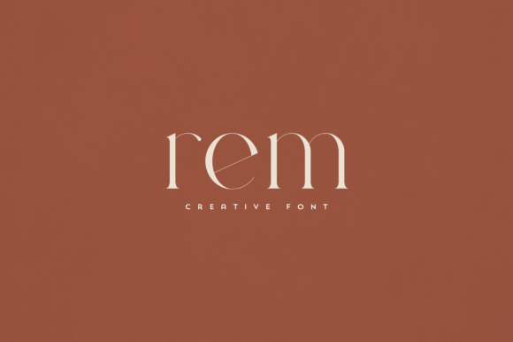 Rem: A Versatile Serif Font for Digital Design