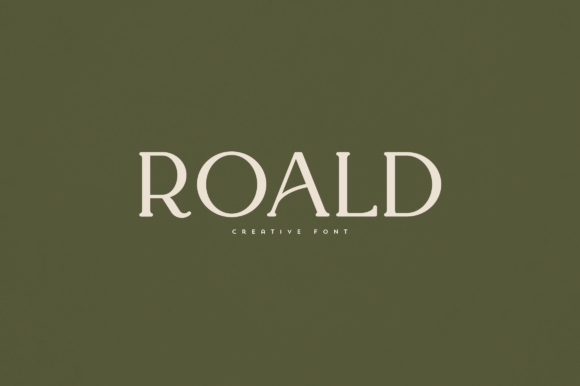 Roald: A Versatile Serif Font for Modern Branding