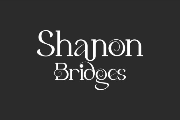 Shanon Bridges: A Serif Font for Bold Campaigns