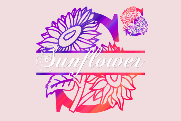 Sunflower Split Font for Branding