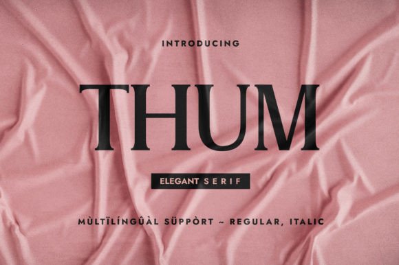 Thum Typeface: Elevate Your Brand Identity