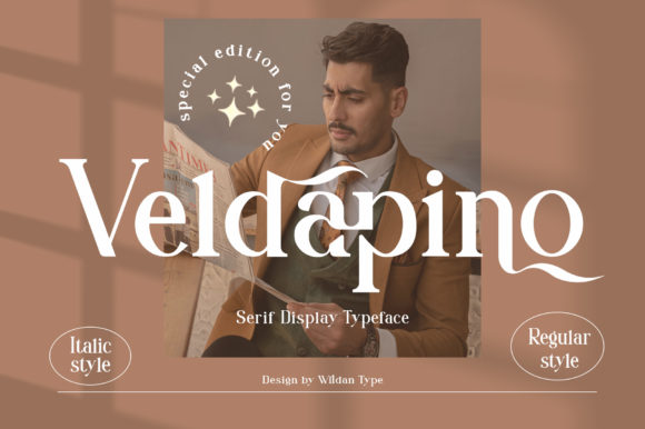 Veldapino: A Serif Font for Bold Campaigns